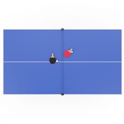 Теннисный стол DFC RQ24002, размер по стандарту ITTF 274 x 152, с сеткой и ракетками - фото 199408