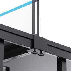 Теннисный стол DFC RQ24002, размер по стандарту ITTF 274 x 152, с сеткой и ракетками - фото 199410