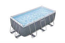 Bestway 56722 / Прямоугольный каркасный бассейн  412х201х122 см + фильтр-насос, лестница - фото 199708