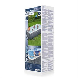 Bestway 56722 / Прямоугольный каркасный бассейн  412х201х122 см + фильтр-насос, лестница - фото 199713