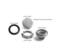 Intex 10744 / Соединитель сетчатый для бассейна под шланг с резьбой 38 мм с гайкой и прокладкой - фото 199744