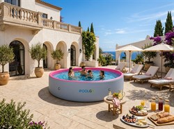 Надувной SUP-Бассейн IPOOLGO розовый 300 х 130 см / 3012 pink - фото 200063