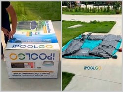 Надувной SUP-бассейн IPOOLGO 370 х 130 см / 3712 - фото 200171