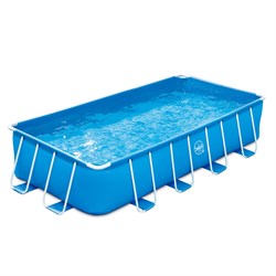 Р20-1642-С / Бассейн каркасный Swing pools 488х244х107см  / фильтр-насос, лестница, подстилка, тент, скиммер - фото 200216