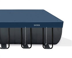 Intex 28087 / Тент для прямоугольного каркасного бассейна  732х366  см - фото 200230