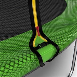 Батут DFC Trampoline Fitness 12ft наружн.сетка, св.зел. (366см) 12FT-TR-LG - фото 200251