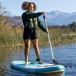 Intex 68241 Доска надувная / SUP-доска для плавания с насосом и веслом (244х76х13см) - фото 200294