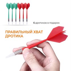 Дартс DFC BASEBOARD, 6 дротиков DARDBE20 - фото 200414