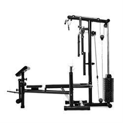 Силовой комплекс со скамьей DFC Homegym (три короба + два груза) - фото 201915