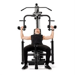 Силовой комплекс со скамьей DFC Homegym (три короба + два груза) - фото 201929