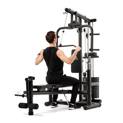 Силовой комплекс со скамьей DFC Homegym (три короба + два груза) - фото 201931