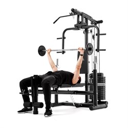 Силовой комплекс со скамьей DFC Homegym (три короба + два груза) - фото 201938