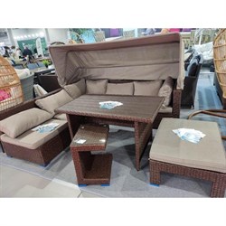 Комплект мебели с диваном AFM-320B-T320 Brown - фото 202312