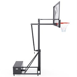 Баскетбольная мобильная стойка DFC STAND60G/стекло - фото 202469