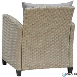 Плетеный комплект мебели с диваном из искусственного ротанга AFM-804B Beige - фото 202693