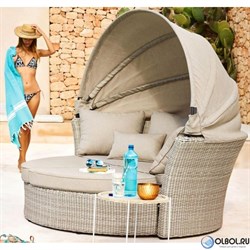 Диван-трансформер из искусственного ротанга AFM-325 Beige - фото 203746