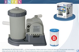 Фильтрующий насос помпа для бассейна (9462 л/ч) Intex 28634