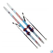 Комплект лыжный детский STC Set/Combi с универсальными креплениями и палками, 140 см Комплект лыжный детский STC Set/Combi с универсальными креплениями и палками, 140 см