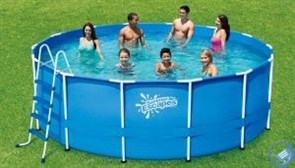 Каркасный бассейн SummerEscapes P20-1452-Z +лестница, тент, подстилка (427х132см) Каркасный бассейн SummerEscapes P20-1452-Z +лестница, тент, подстилка (427х132см)
