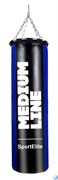 Мешок боксерский SportElite MEDIUM LINE 100см, d-30, 35кг, сине-черный