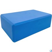 Блок для йоги полумягкий (голубой) 223х150х76мм., из вспененного ЭВА (A25571) BE100-4