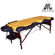 Массажный стол DFC NIRVANA, Relax, дерев. коричн.ножки, цвет горчичный с коричневым TS20112_MB