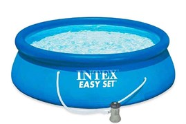 Надувной бассейн Intex 28118 +фильтр насос (305х61см)