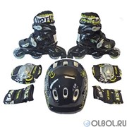 Набор: коньки ролик, защита, шлем Action PW-120B Набор: коньки ролик, защита, шлем Action PW-120B