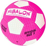 Мяч для пляжного футбола №5 (розовый), PVC 2.6, 310-320 гр., машинная сшивка C33389-3