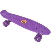 Скейтборд пластиковый 56x15cm со свет. колесами (фиолетовый) (SK501) E33093