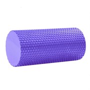 B31600-7 Ролик массажный для йоги (фиолетовый) 30х15см.