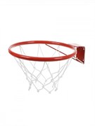 Кольцо баскетбольное с сеткой №5. D кольца - 380мм. С УПОРОМ с сеткой