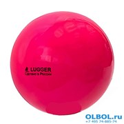 Мяч для художественной гимнастики однотонный, d=19 см (розовый)