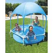 Бассейн каркасный 183х38см с навесом Intex 28209