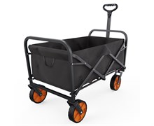 Тележка для кемпинга, дачи и сада DFC с оранжевыми колесами, до 125 кг SQ-WT01