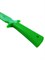 Нож односторонний твердый МАКЕТ зеленый - фото 153545