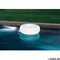 Надувной плавающий Пуфик Intex 68697 с LED-подсветкой, 86х33см, белый - фото 154241