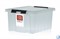 Ящик пластиковый с крышкой "RoxBox" 8 л, прозрачный 340х230х160см - фото 161193
