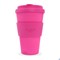 Кофейный эко-стакан 400 мл Розовый - фото 162474