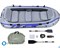 Надувная лодка Intex 68325 5-ти местная Excursion 5 Set + насос и весла - фото 163935