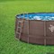 Каркасный бассейн SummerEscapes P20-1552-B +фильт насос, лестница, тент, подстилка, набор для чистки, скиммер (457х132см) - фото 164064