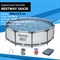 Каркасный бассейн Steel Pro MAX BestWay 56420 +фильт насос, лестница, тент (366х122см) - фото 164805