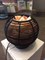 Соляной светильник - лампа-камин из ротанга в форме шара - фото 166475
