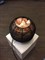 Соляной светильник - лампа-камин из ротанга в форме шара - фото 166476