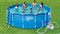 Каркасный бассейн "SummerEscapes" P20-1248-S + песочный фильтр, лестница, тент, подстилка, набор для чистки, скиммер (366х122) - фото 167824