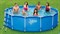 Каркасный бассейн "SummerEscapes" P20-1339-B+фильт насос, лестница, тент, подстилка, набор для чистки, скиммер (396Х99) - фото 168092