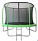 Батут 10FT SportElite 3,05м GB30201-10FT с защитной сеткой внутрь и лестницей, салатовый - фото 170255