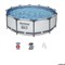 Круглый каркасный бассейн Steel Pro MAX Bestway 56418 +насос фильтр, лестницы (366х100) - фото 171909