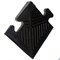 Уголок резиновый для коврика, чёрный, 20 мм MB-MatB-Cor20 - фото 172103