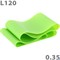 Эспандер ТПЕ лента для аэробики 120 см х 15 см х 0,35 мм. (зеленый) MTPR/L-120-35 - фото 172561